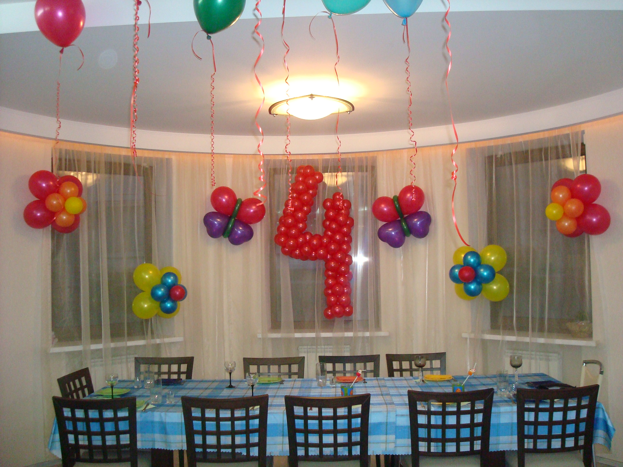 Украшение зала на детский день рождения